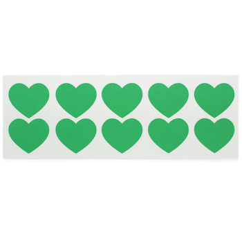 Nálepky so srdiečkami na balenie. Online predaj