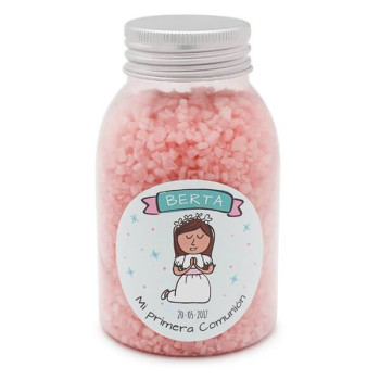 Personalizované nálepky na sväté prijímanie pre dievčatá.