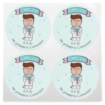Personalizované nálepky na sväté prijímanie. Online predaj