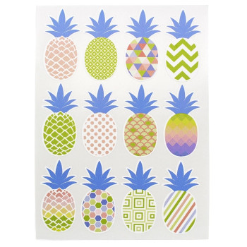 Kúpte si ananásové nálepky na scrapbooking. Online predaj