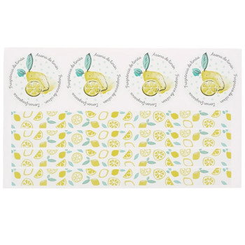Dekoratívne nálepky citrónová vôňa