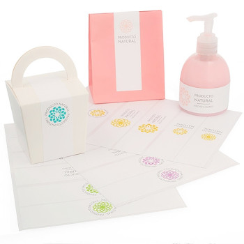 Nálepky Mandala na prispôsobenie. Online predaj