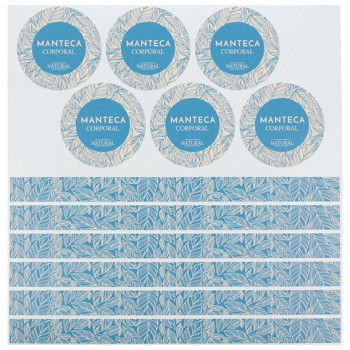 Aufkleber für Körperbutter