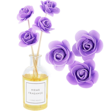 Mikado-Stab mit violetter Blüte