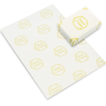 Ručne vyrábaný voskový papier s potlačou. Online predaj. Ručne vyrábaný voskový papier s potlačou. Online predaj.