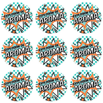 Nálepky na aromatické sviečky