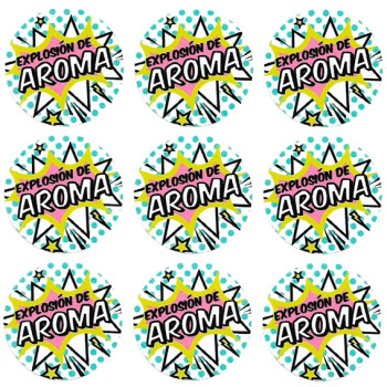 Nálepky na aromatické sviečky