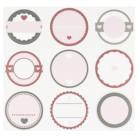 Liebesaufkleber zum Schreiben