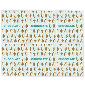 Aufkleber für Schokoladenlippenstifte