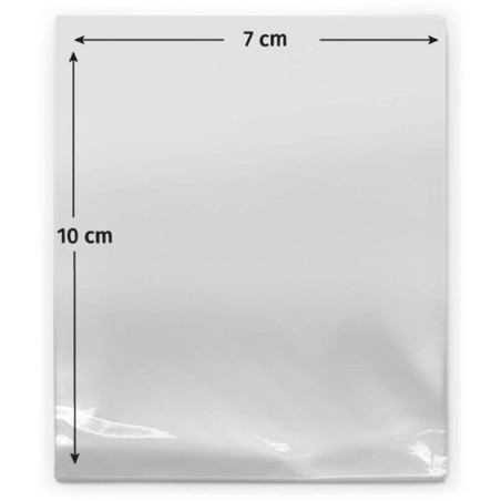 Beutel 7x10 cm aus transparentem Zellophan