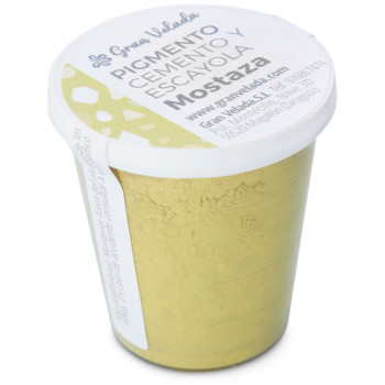 Pigment na cement a sadru horčicovej farby Pigment na cement a sadru horčicovej farby