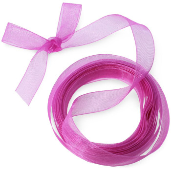 Fuchsia organza páska Fuchsia organza páska