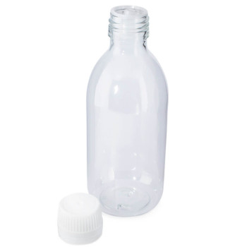Priehľadná PET fľaša 250 ml tesniaci uzáver s kvapkadlom Priehľadná PET fľaša 250 ml tesniaci uzáver s kvapkadlom