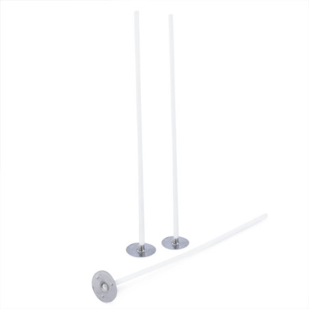 Mechas enceradas 12 cm con portamechas