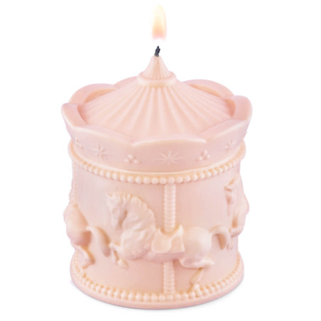 Molde carrossel para velas