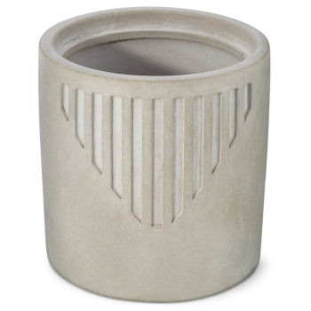 Molde de silicona con triángulo estriado para hacer macetas de cemento Molde de silicona con triángulo estriado para hacer macetas de cemento