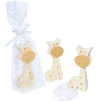 Kit detalles bautizo: Jabones jirafa para 20 invitados. Kit detalles bautizo: Jabones jirafa para 20 invitados.