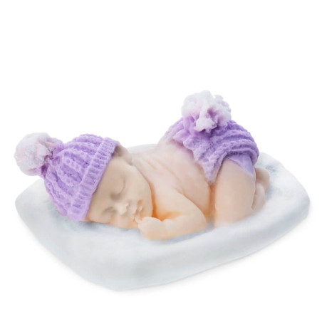 Molde bebe con pompon