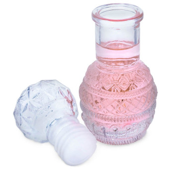 Sklenená vintage fľaštička 50 ml – dekoratívna nádoba na parfumy a darčeky Sklenená vintage fľaštička 50 ml – dekoratívna nádoba na parfumy a darčeky