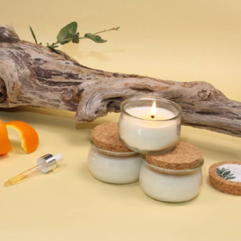 Výroba masážnych sviečok. Recept + ingrediencie