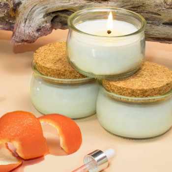 Sada ako vyrobiť masážne sviečky. Materiál a návod