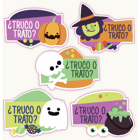 Adesivos Doce ou Travessura