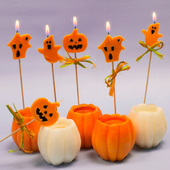 Súprava na výrobu sviečok na Halloween - vytvorte až 20 tematických sviečok