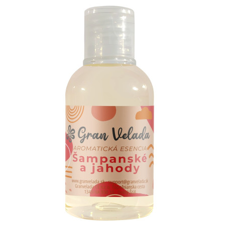 Champagne and strawberry essence