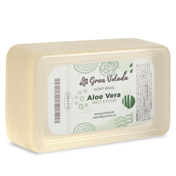 Glycerínový mydlový základ s aloe vera. Jednoduché použitie! Glycerínový mydlový základ s aloe vera. Jednoduché použitie!