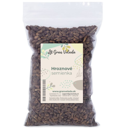 Hroznové jadierka - prírodný exfoliant a antioxidant. Skvelý večer