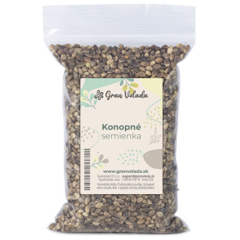 Konopné semienka - prírodné hydratačné látky a antioxidanty