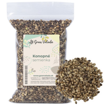 Konopné semienka - prírodné hydratačné látky a antioxidanty