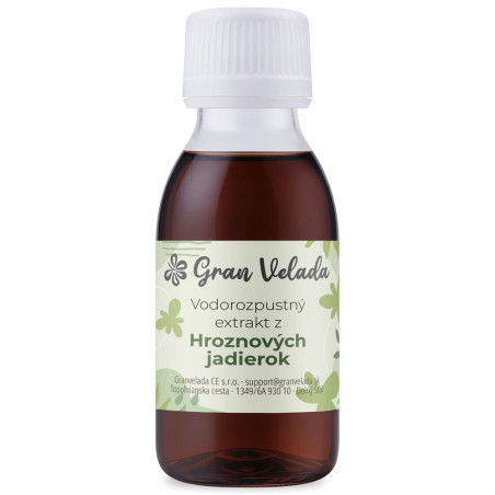 Vo vode rozpustný extrakt z hroznových jadierok - antioxidačná zložka