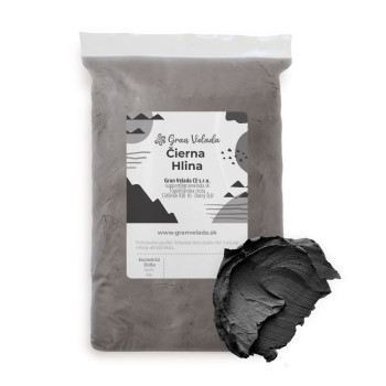 Čierny íl - Čistiaci a absorpčný prostriedok pre kozmetiku. Skvelý večer