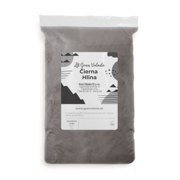 Čierny íl - Čistiaci a absorpčný prostriedok pre kozmetiku. Skvelý večer