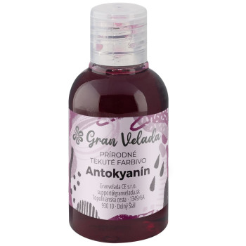 Tekuté prírodné farbivo antokyanín