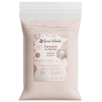 Vintage ružový cement- originálne farby pre tvoje výtvory