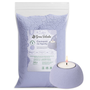 Levanduľový cement - Vytvára výrazné postavy s jedinečnou farbou