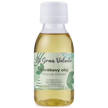 výťažok z borákového oleja - vyživuje a upokojuje suchú alebo zrelú pokožku
