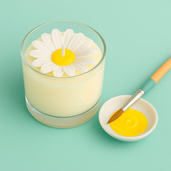 Citrónová žltá farba na sviečky. Online predaj.