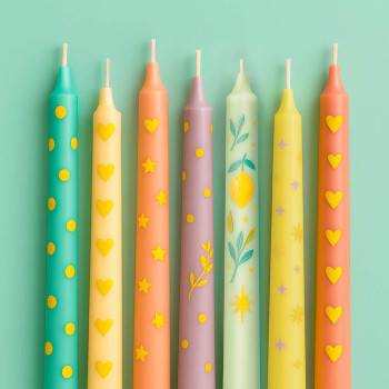 Citrónová žltá farba na sviečky. Online predaj.