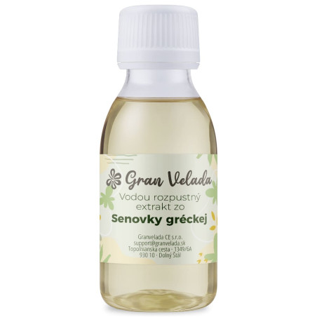 Výťažok z senovky gréckej rozpustný vo vode
