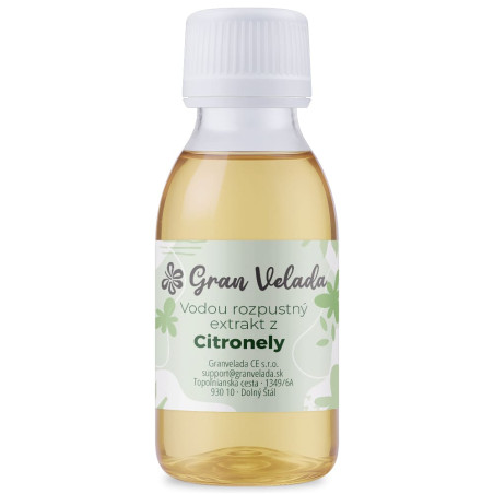 Vo vode rozpustný extrakt z citrónovej trávy