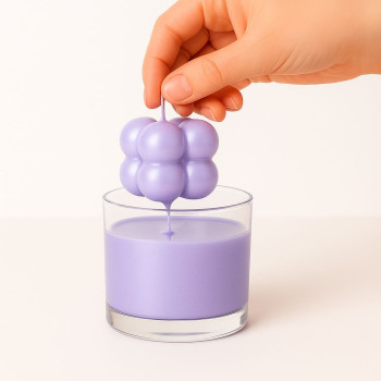 Žiarivý lak na sviečky - výrazný vizuálny efekt. Skvelý večer