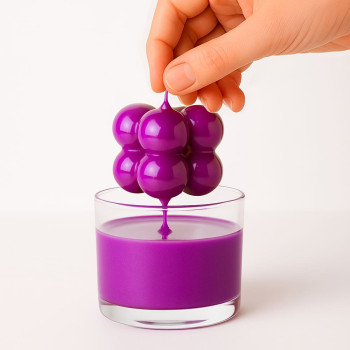 Mauve neónový lak na sviečky | Big Soiree