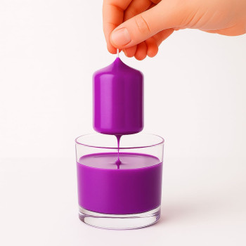 Mauve neónový lak na sviečky | Big Soiree