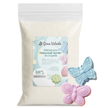 Základ pre tvarované bomby do kúpeľa