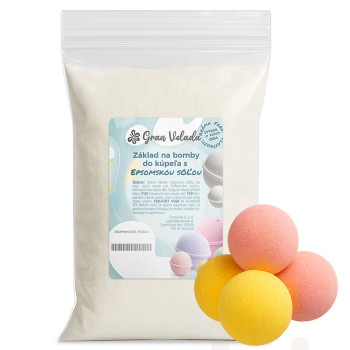 Základ na bomby do kúpeľa s Epsomskou soľou