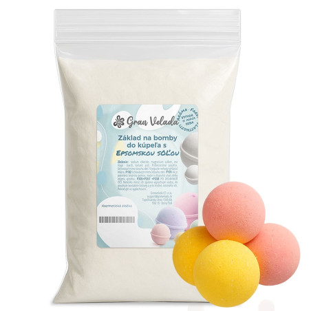 Základ na bomby do kúpeľa s Epsomskou soľou
