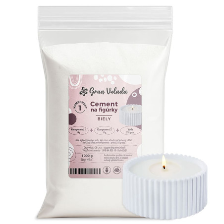 Cement pre biele figúrky